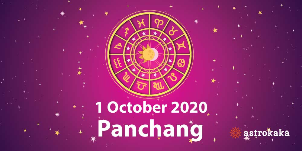 Daily Panchang 1 October 2020 for Today