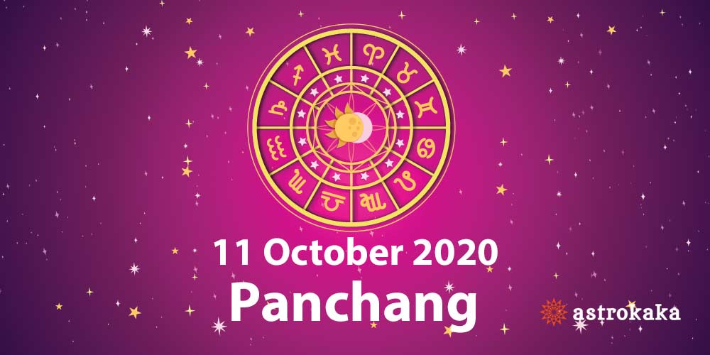 Daily Panchang 11 October 2020 for Today