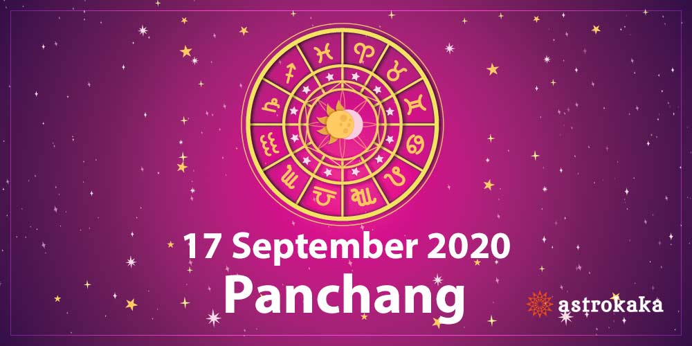 Daily Panchang 17 September 2020 for Today