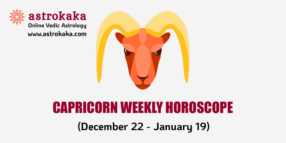 Capricorn Weekly Horoscope